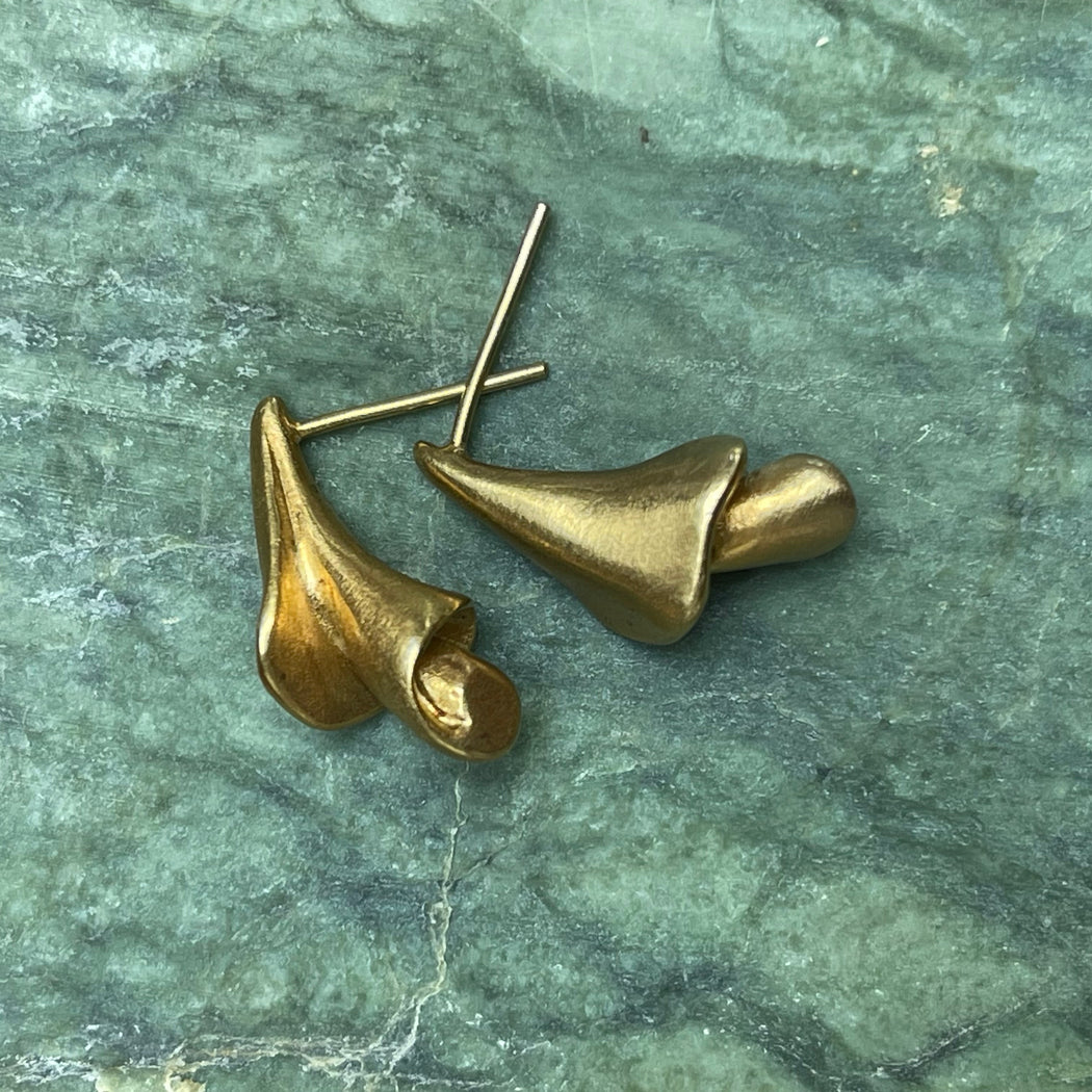 Cass Earrings - Fair-mined gold plated
