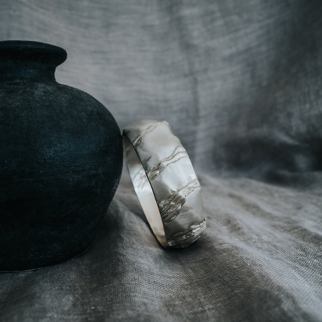Ivy Bangle maxi - Fair mined solid sterling silver