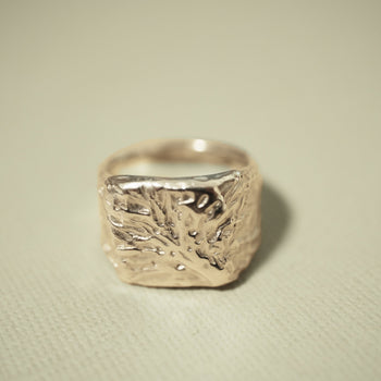 Impression Ring - Designed and Made by Hand in Aotearoa.