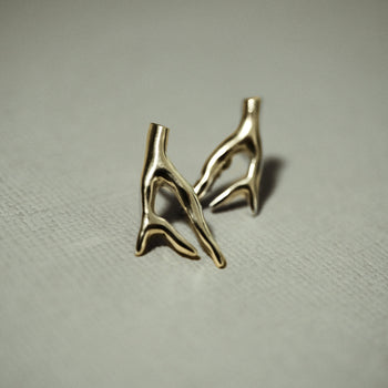 Stalk Earrings - Designed and Made By Hand in Aotearoa.